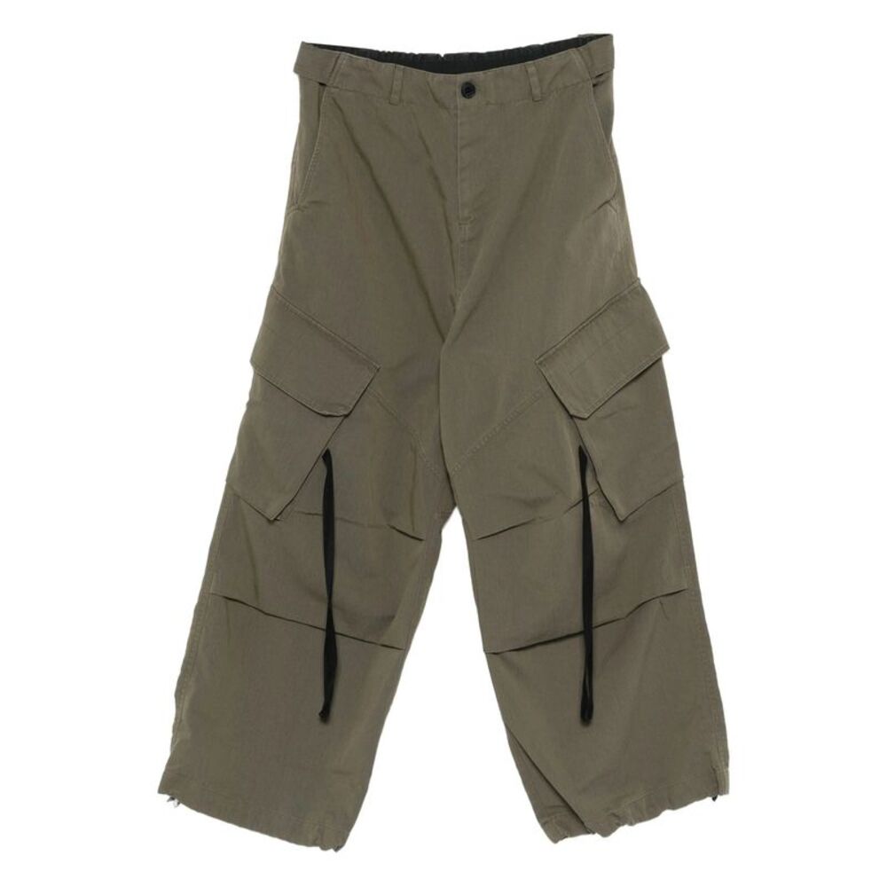Isabel Benenato Green Trousers - Regular & Straight-Leg Trousers Men